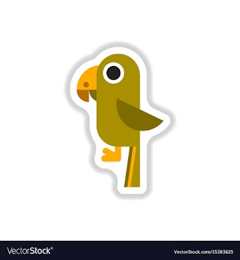 In paper sticker style baby vector image