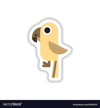 In paper sticker style baby vector image