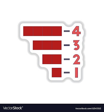 In paper sticker style battle vector image