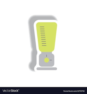 In paper sticker style blender vector image