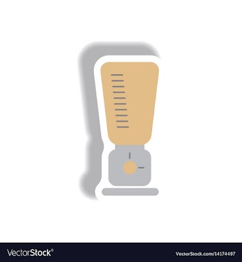 In paper sticker style blender vector image