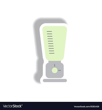 In paper sticker style blender vector image