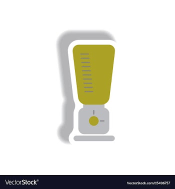 In paper sticker style blender vector image