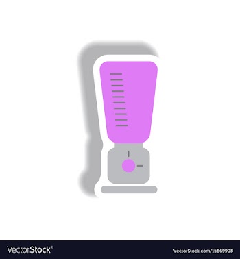 In paper sticker style blender vector image