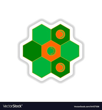 In paper sticker style board vector image