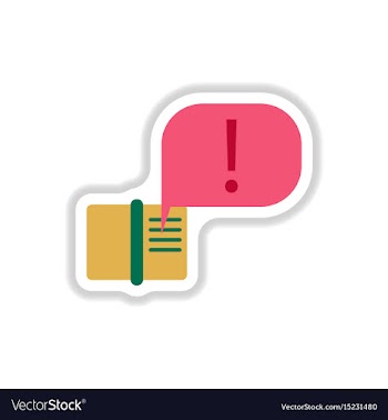 In paper sticker style book vector image