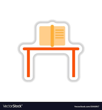 In paper sticker style book vector image