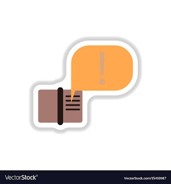 In paper sticker style book vector image