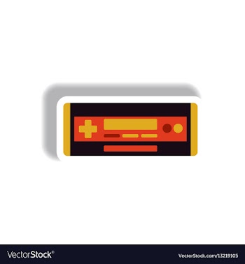 In paper sticker style car vector image