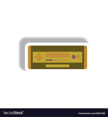 In paper sticker style car vector image