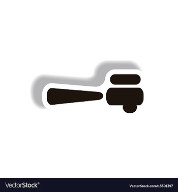 In paper sticker style cezve vector image