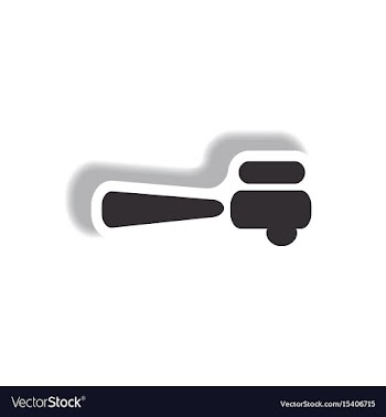 In paper sticker style cezve vector image