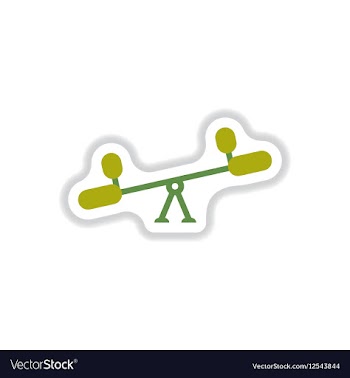 In paper sticker style Childs vector image