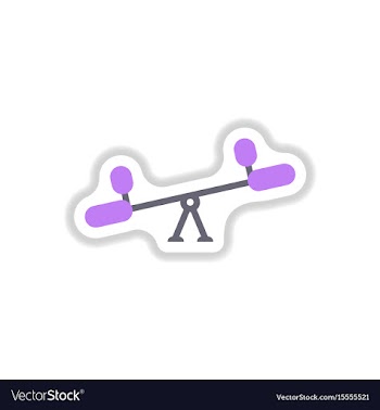 In paper sticker style childs vector image