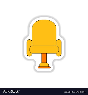 In paper sticker style cineama vector image