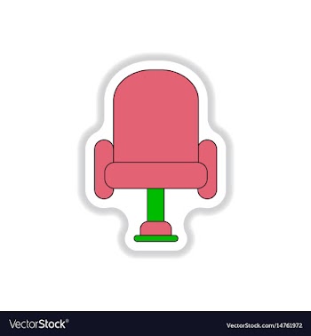 In paper sticker style cineama vector image