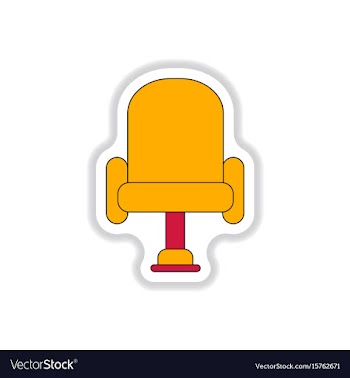 In paper sticker style cineama vector image