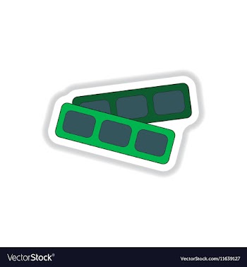 In paper sticker style cinema vector image