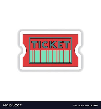 In paper sticker style cinema vector image
