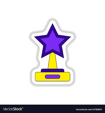 In paper sticker style cinema vector image
