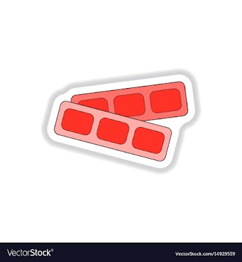 In paper sticker style cinema vector image