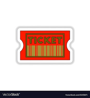 In paper sticker style cinema vector image