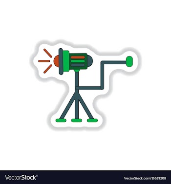 In paper sticker style curtain vector image