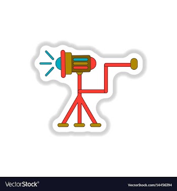 In paper sticker style curtain vector image