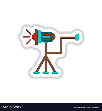 In paper sticker style curtain vector image