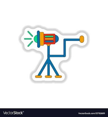 In paper sticker style curtain vector image