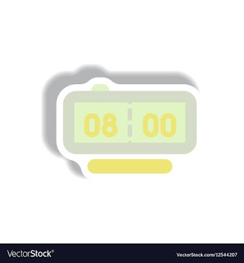 In paper sticker style digital vector image