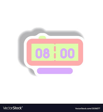 In paper sticker style digital vector image