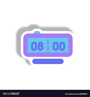 In paper sticker style digital vector image