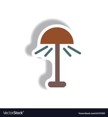 In paper sticker style floor vector image