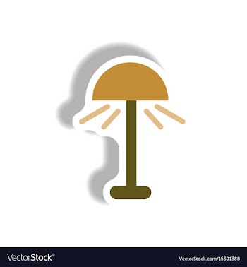 In paper sticker style floor vector image