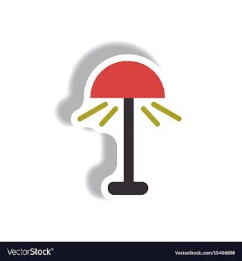 In paper sticker style floor vector image