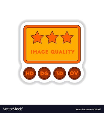 In paper sticker style high vector image