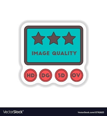 In paper sticker style high vector image