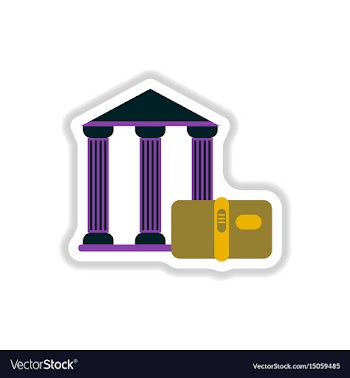 In paper sticker style history vector image