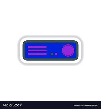 In paper sticker style Home vector image