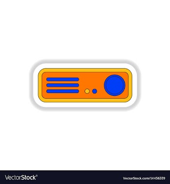 In paper sticker style home vector image