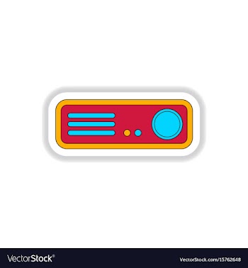 In paper sticker style home vector image