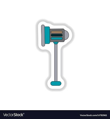 In paper sticker style light vector image