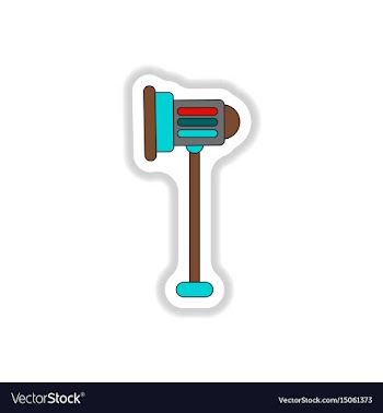 In paper sticker style light vector image