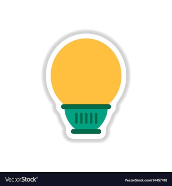 In paper sticker style luxury vector image