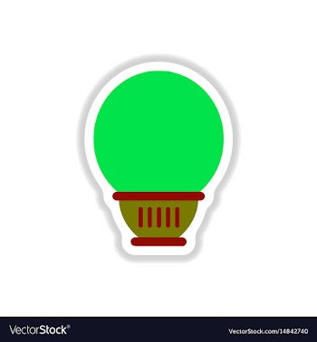 In paper sticker style luxury vector image
