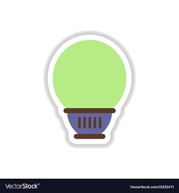 In paper sticker style luxury vector image