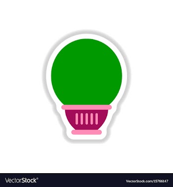 In paper sticker style luxury vector image