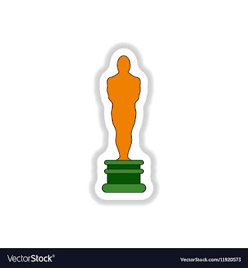 In paper sticker style man vector image