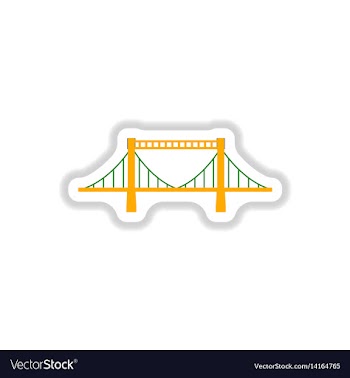In paper sticker style metal vector image